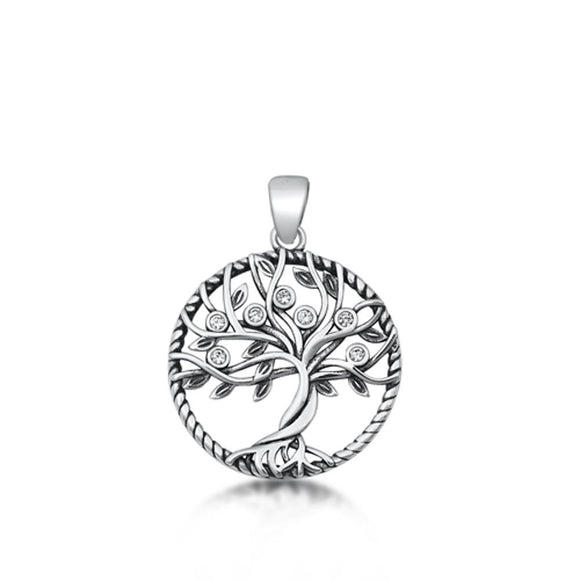 Sterling Silver Wholesale Tree of Life Pendant Enlightenment Earth Charm 925 New