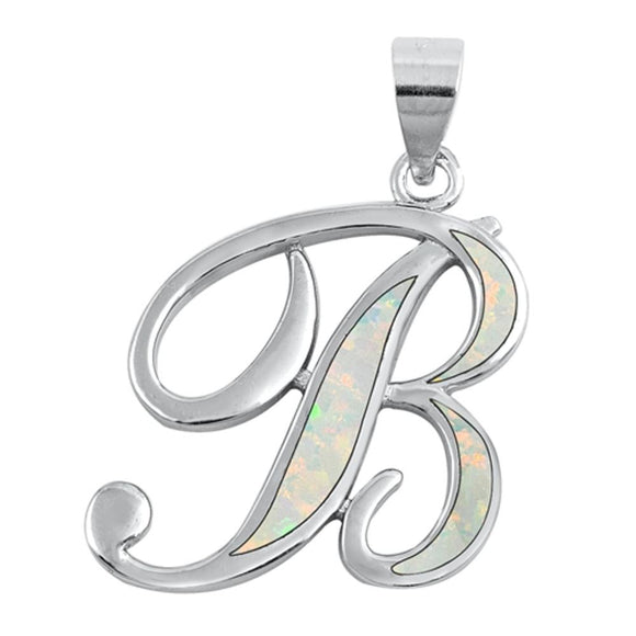 Sterling Silver Fashion Initial 
