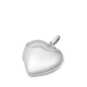Sterling Silver Classic Heart Locket Wholesale Pendant Love Romantic Charm 925