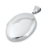 Sterling Silver Classic Vintage Locket Pendant Forever Keepsake Love Charm 925