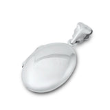 Sterling Silver Vintage Oval Locket Pendant Love Treasure Keepsake Charm 925 New