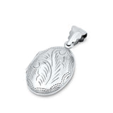 Sterling Silver Cute Classic Vintage Locket Pendant Love Keepsake Charm 925 New