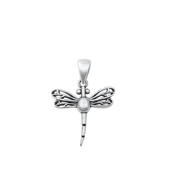 Sterling Silver Wholesale Dragonfly Pendant Unique Bug Insect Charm 925 New