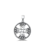 Sterling Silver Wholesale Celtic Knot Cross Pendant Christian Biker Charm 925