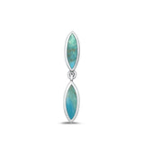 Sterling Silver Wholesale Turquoise Pendant Charm 925 New