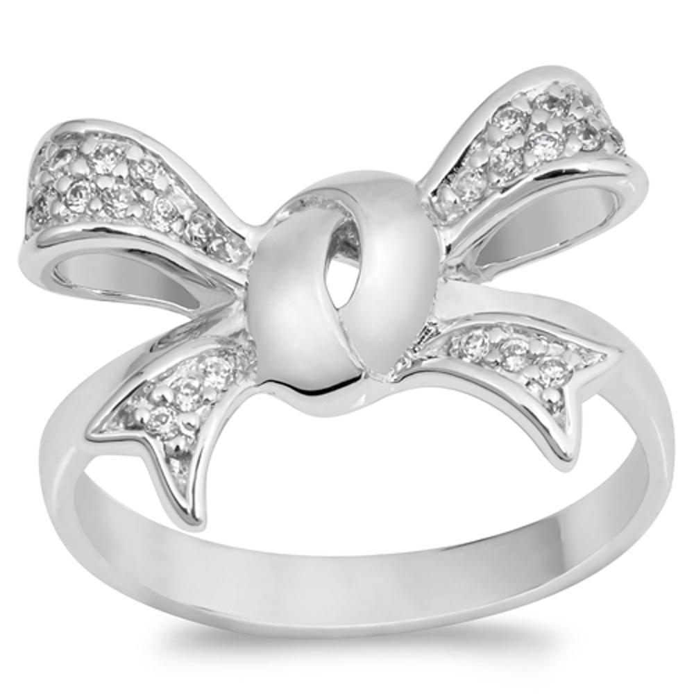 Wholesale Sterling Silver Bow Ribbon Rings – Shrum & Cooper