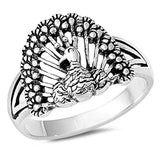 Sterling Silver Woman's Turkey Unique Ring Fashion 925 New Band 15mm Sizes 5-10