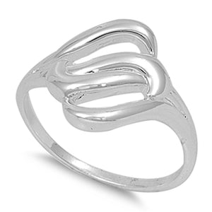 Women's Fashion Designer Unique Ring New .925 Sterling Silver Band Sizes 5-9