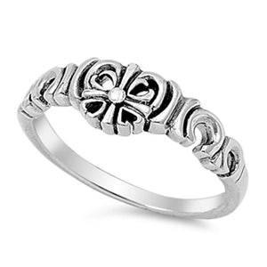 Women's Celtic Design Elegant Fashion Ring .925 Sterling Silver Band Sizes 5-10