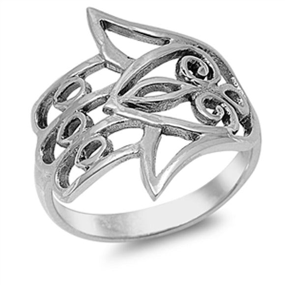 Women's Hand of God Fashion Ring New .925 Sterling Silver Band Sizes 5-10
