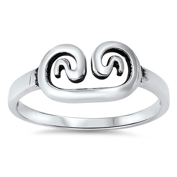 Women's Open Designer Wholesale Ring New .925 Sterling Silver Band Sizes 4-12