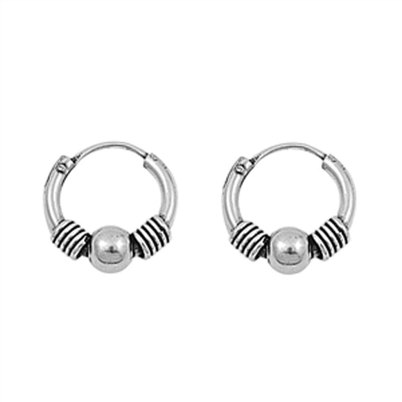 Bali Earrings .925 Sterling Silver