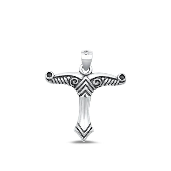 Sterling Silver Beautiful Irminsul Pendant Germanic Paganism Saxon Charm 925 New